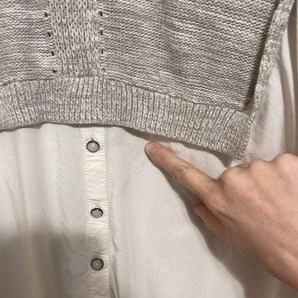 Anthropologie Moth Aslin Layered Tunic Sweater XS - Picture 8 of 8